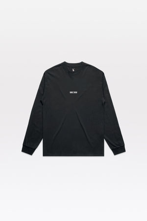 circuit longsleeve t-shirt / faded black (pre-order)