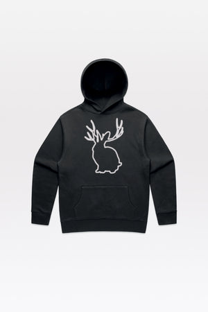 blur hoodie / faded black (pre-order)